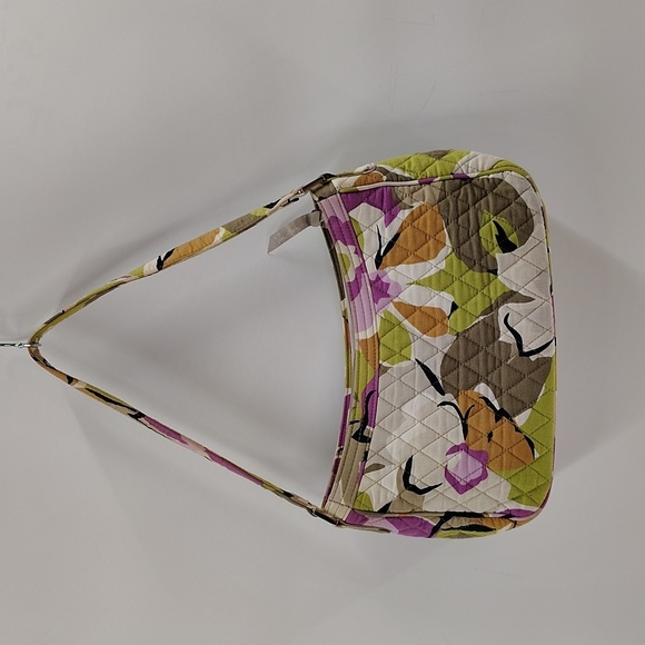 Vera Bradley Portobello Road Print Shoulder Bag Front Pockets Zip Top Retired - Picture 6 of 9